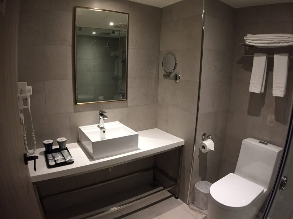 Standard Double Room, No Windows | Down comforters, in-room safe, desk, blackout drapes