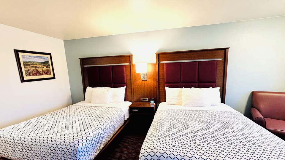 Executive, Two Queen Beds | Desk, soundproofing, iron/ironing board, free WiFi