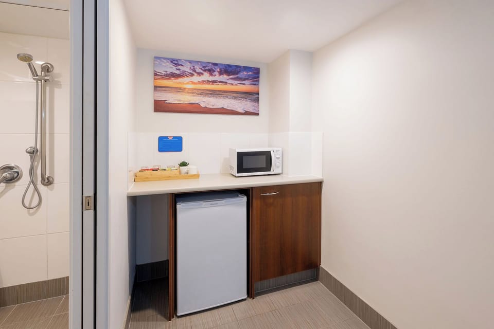 Shared fridge, shared microwave