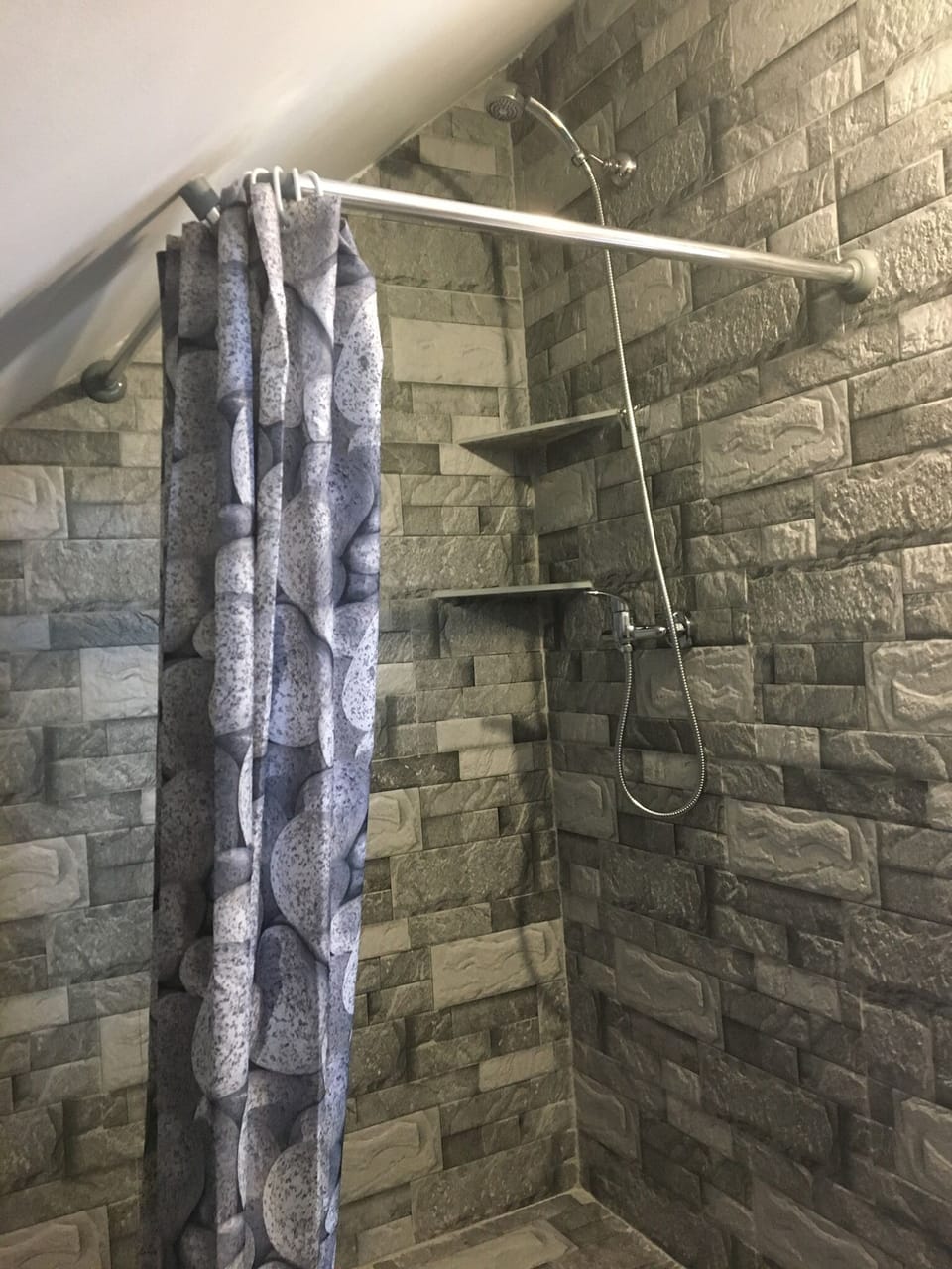 Comfort Triple Room, Balcony, Mountain View | Bathroom | Free toiletries, hair dryer, slippers, towels