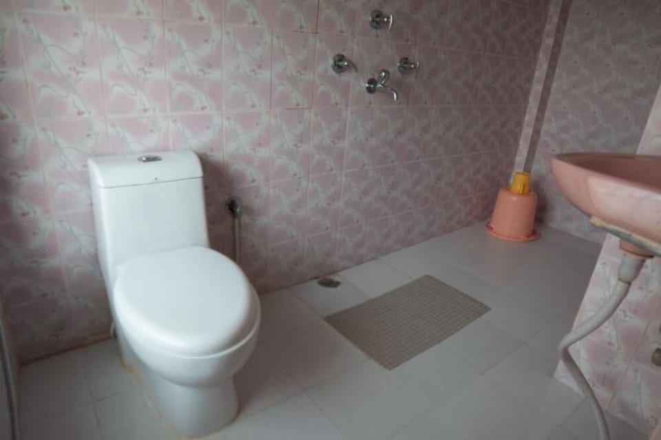 Hydromassage showerhead, towels, soap