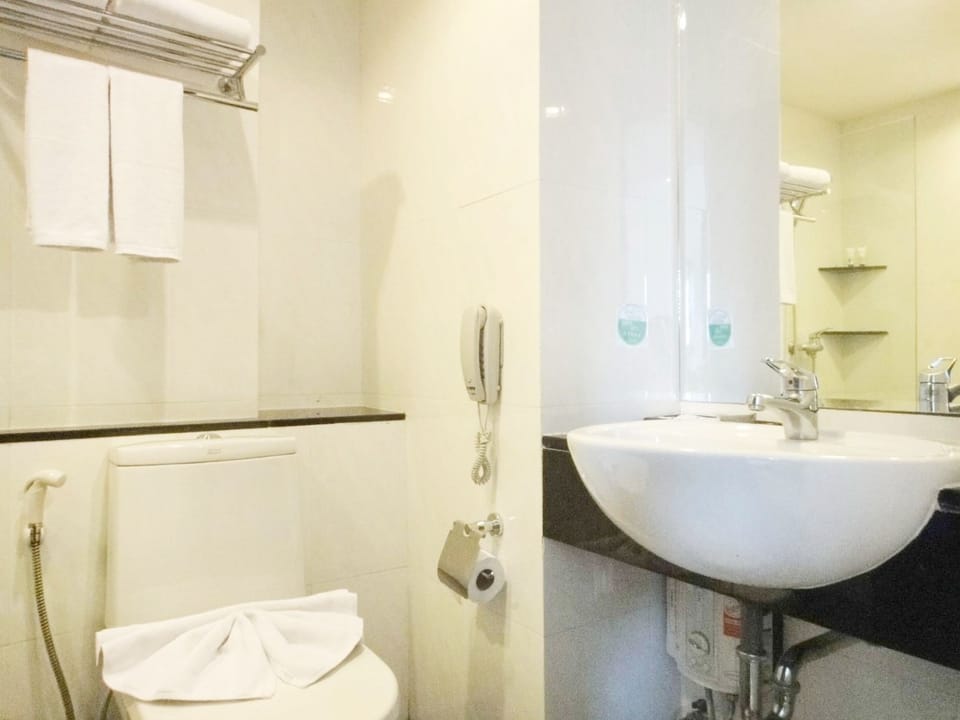 Deluxe Double or Twin Room | Bathroom | Free toiletries, hair dryer, bathrobes, slippers