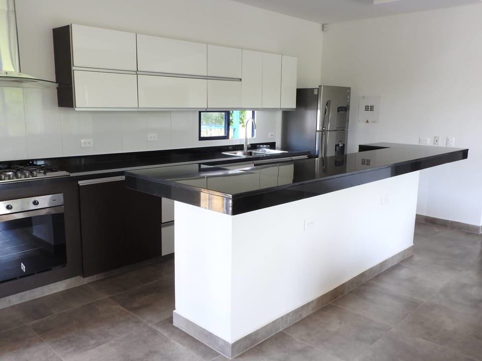 Fridge, microwave, cookware/dishes/utensils