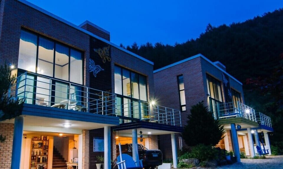 Front of property - evening/night