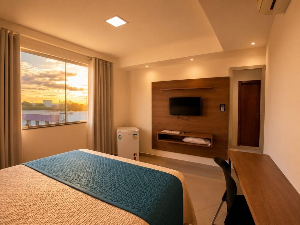 Premium Double Room | Desk, laptop workspace, WiFi (free), bed sheets