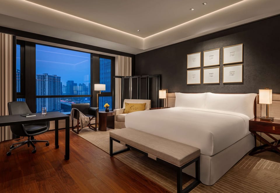 Premium bedding, down comforters, pillowtop beds
