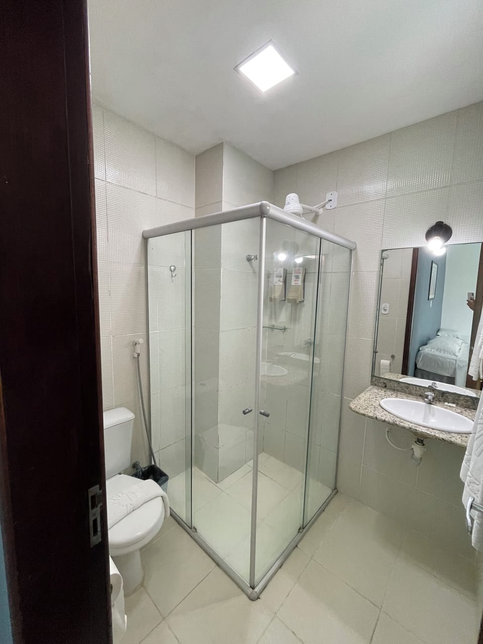 Family Room | Bathroom | Shower, towels, soap, toilet paper