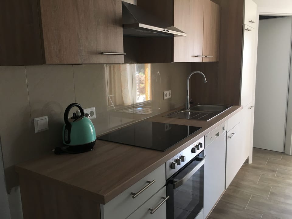 Basic Apartment, 1 Bedroom | Private kitchen | Fridge, microwave, stovetop, cookware/dishes/utensils