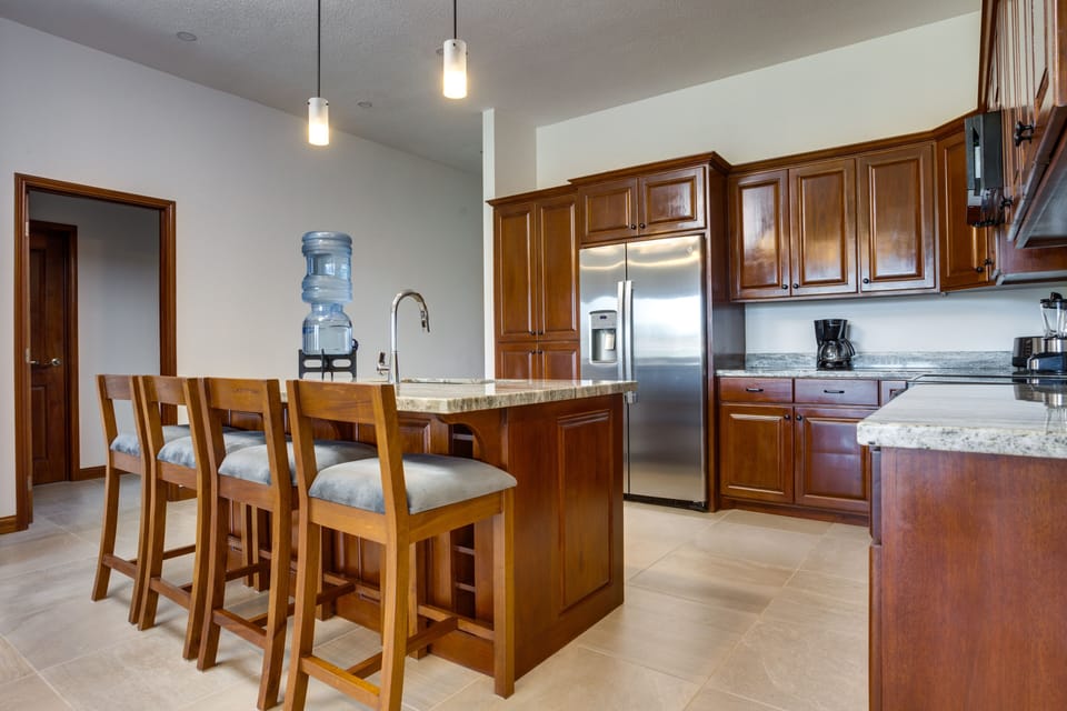 Premier Villa, 2 Bedrooms, 2 Bathrooms, Beachside | Private kitchen | Full-size fridge, microwave, oven, stovetop