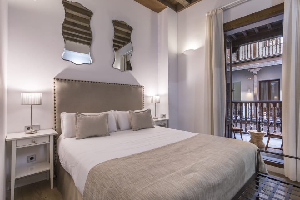Double Room, Courtyard Area | Premium bedding, down comforters, desk, laptop workspace