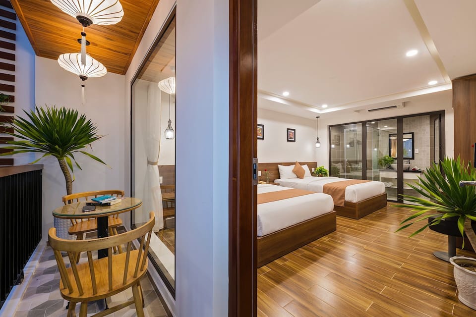 Family Balcony With Courtyard View | Minibar, in-room safe, desk, laptop workspace