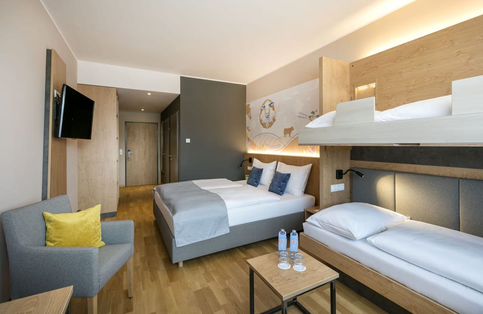 Standard Quadruple Room | In-room safe, cribs (surcharge), WiFi (free), individually decorated