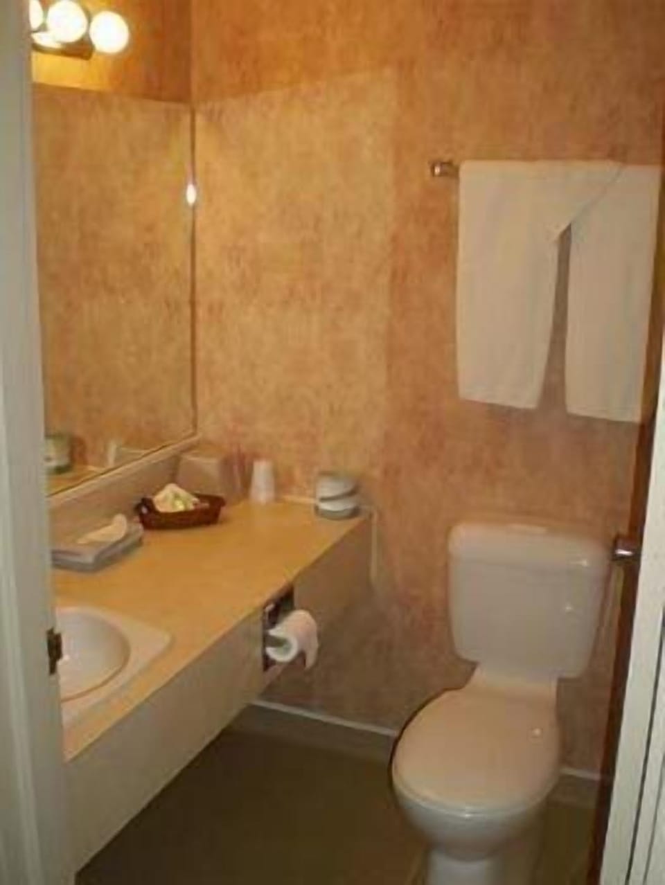 Combined shower/tub, free toiletries, hair dryer (on request)