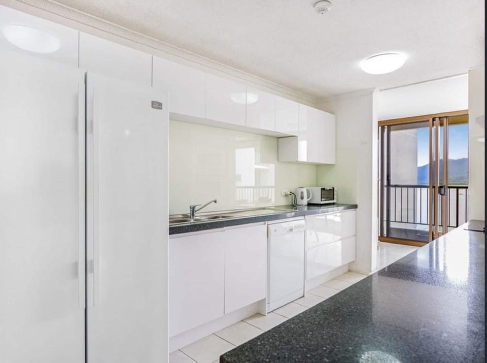 Guaranteed Ocean View 2-Bedroom Apartment | Private kitchen | Full-size fridge, microwave, oven, stovetop