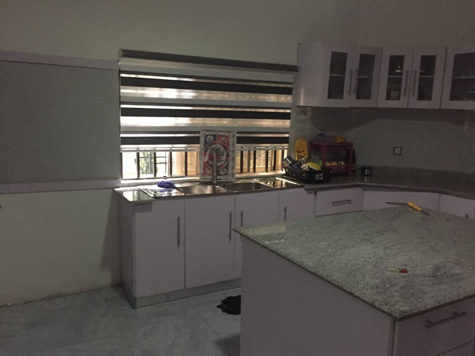 Family Villa | Private kitchen | Full-size fridge, microwave, oven, stovetop