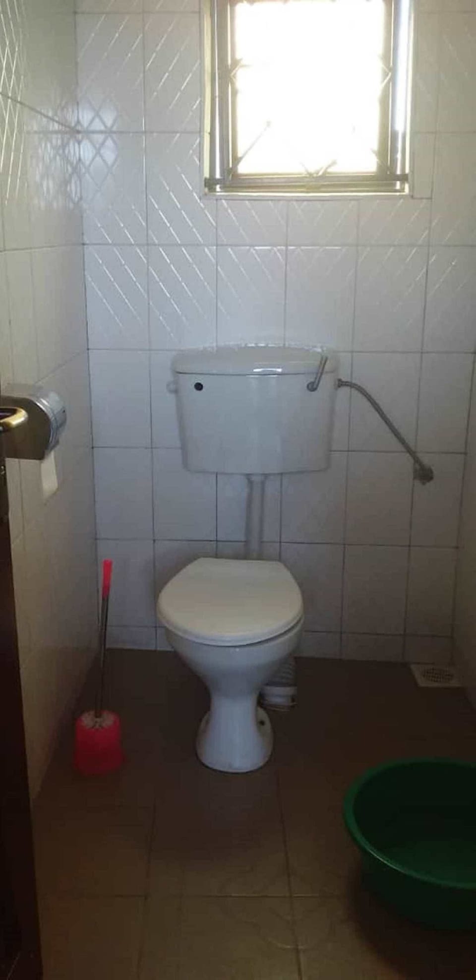 Shower, rainfall showerhead, towels, soap