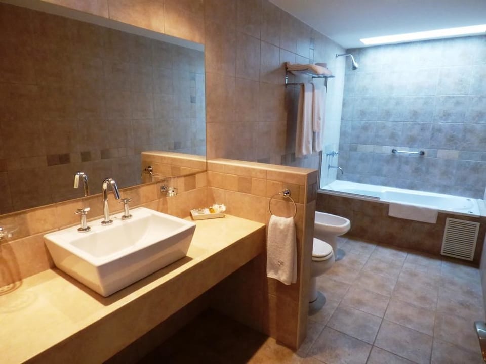 Comfort Double or Twin Room | Bathroom | Free toiletries, hair dryer, bidet, towels
