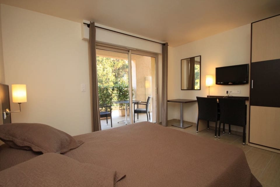 Individually decorated, individually furnished, desk, blackout drapes