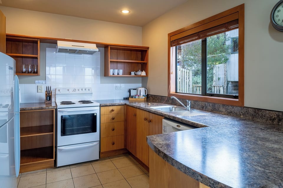 Premium Apartment | Private kitchen | Full-size fridge, microwave, oven, stovetop