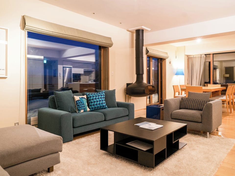 Kita Kitsune | Living area | 42-inch flat-screen TV with satellite channels, TV, DVD player