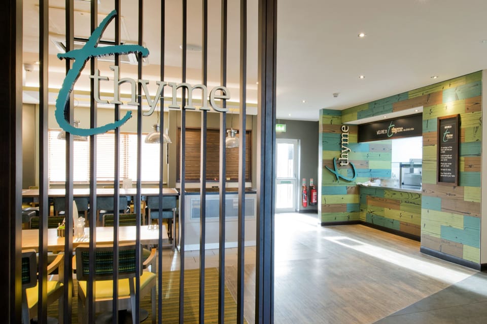 Breakfast, lunch and dinner served