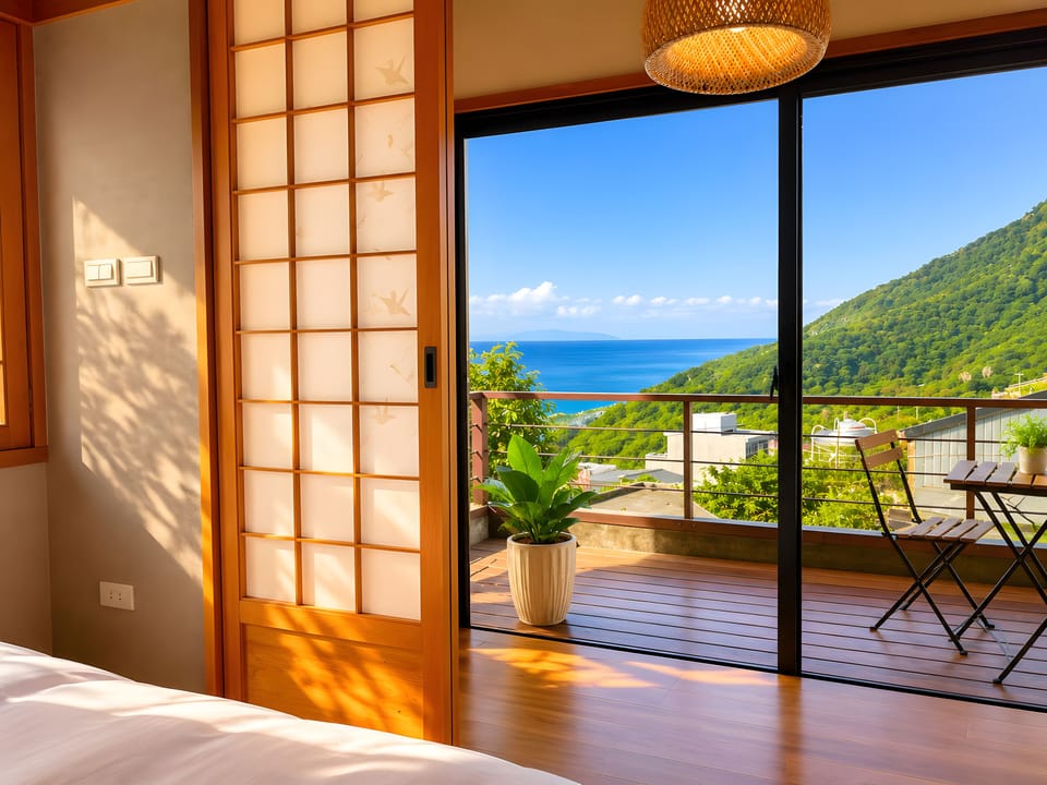 Traditional Quadruple Room, Multiple Beds, Non Smoking, Ocean View | Individually furnished, blackout drapes, free WiFi, bed sheets