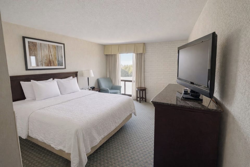 Standard Room, 1 King Bed, Roll-in Shower | Desk, blackout drapes, iron/ironing board, WiFi (free)