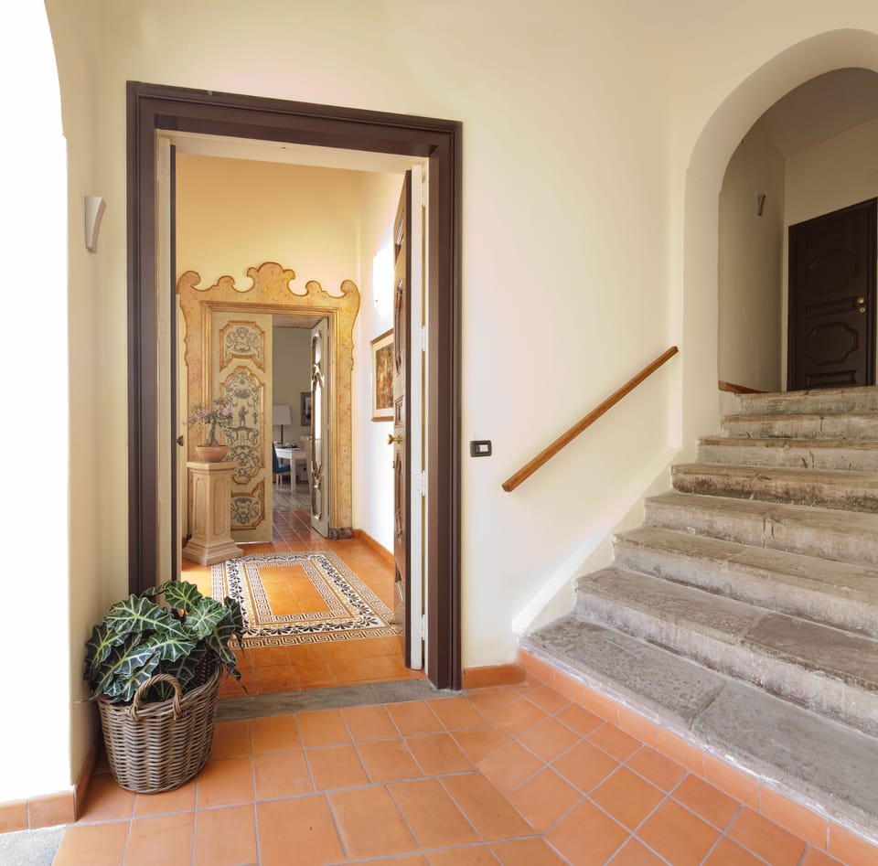 Interior entrance