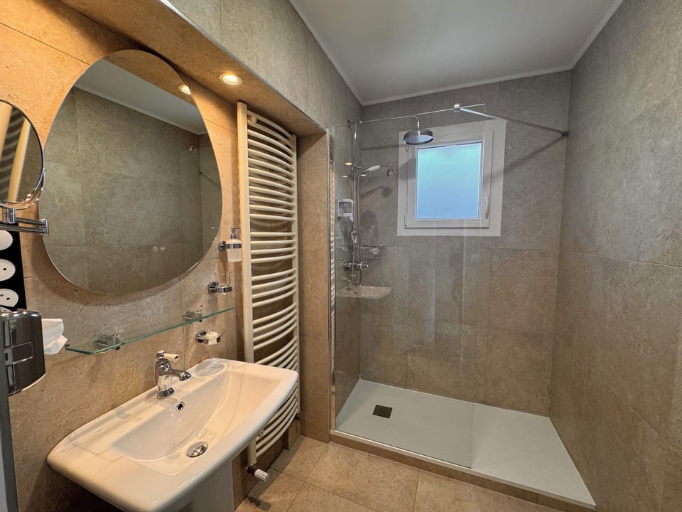 Free toiletries, hair dryer, towels, soap