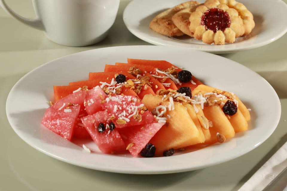 Free buffet breakfast