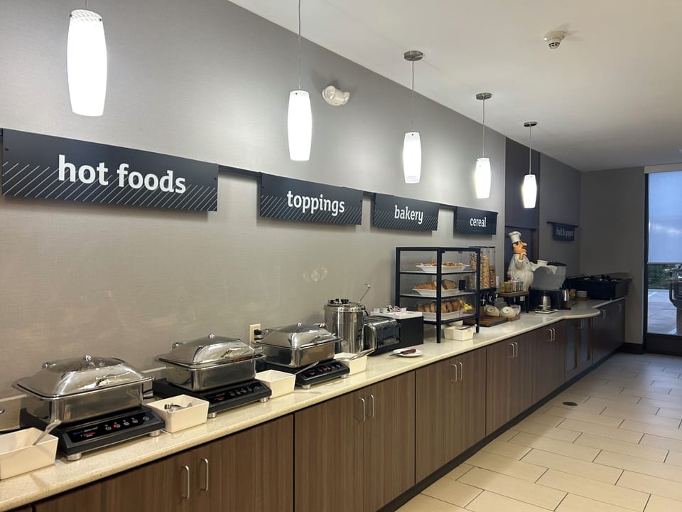 Daily buffet breakfast (USD 13 per person)