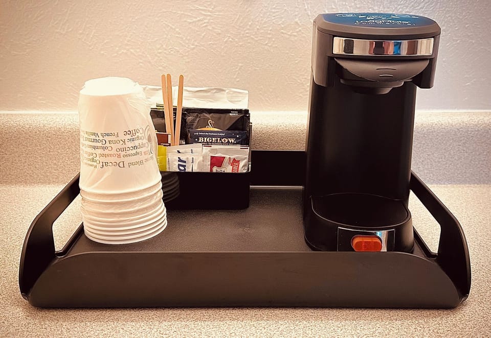 Blackout drapes, free WiFi, bed sheets