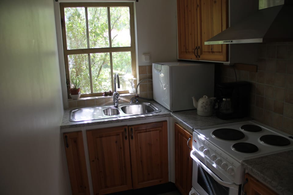 Apartment, 2 Bedrooms, Allergy Friendly | Private kitchen | Full-size fridge, microwave, oven, stovetop