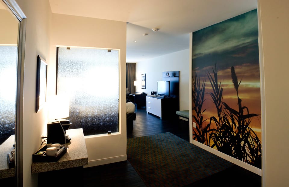 Premium bedding, in-room safe, desk, blackout drapes