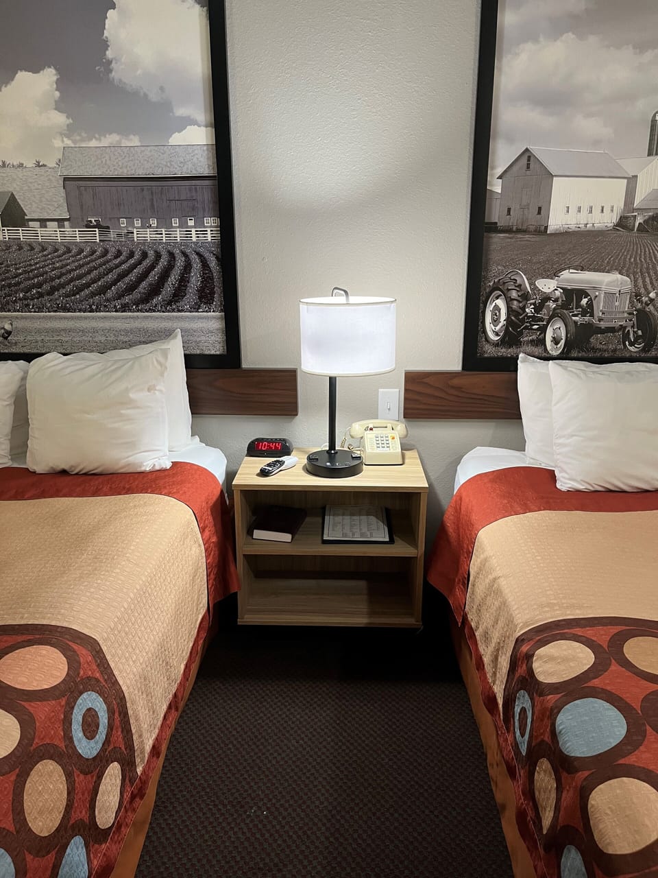 Blackout drapes, iron/ironing board, rollaway beds, free WiFi