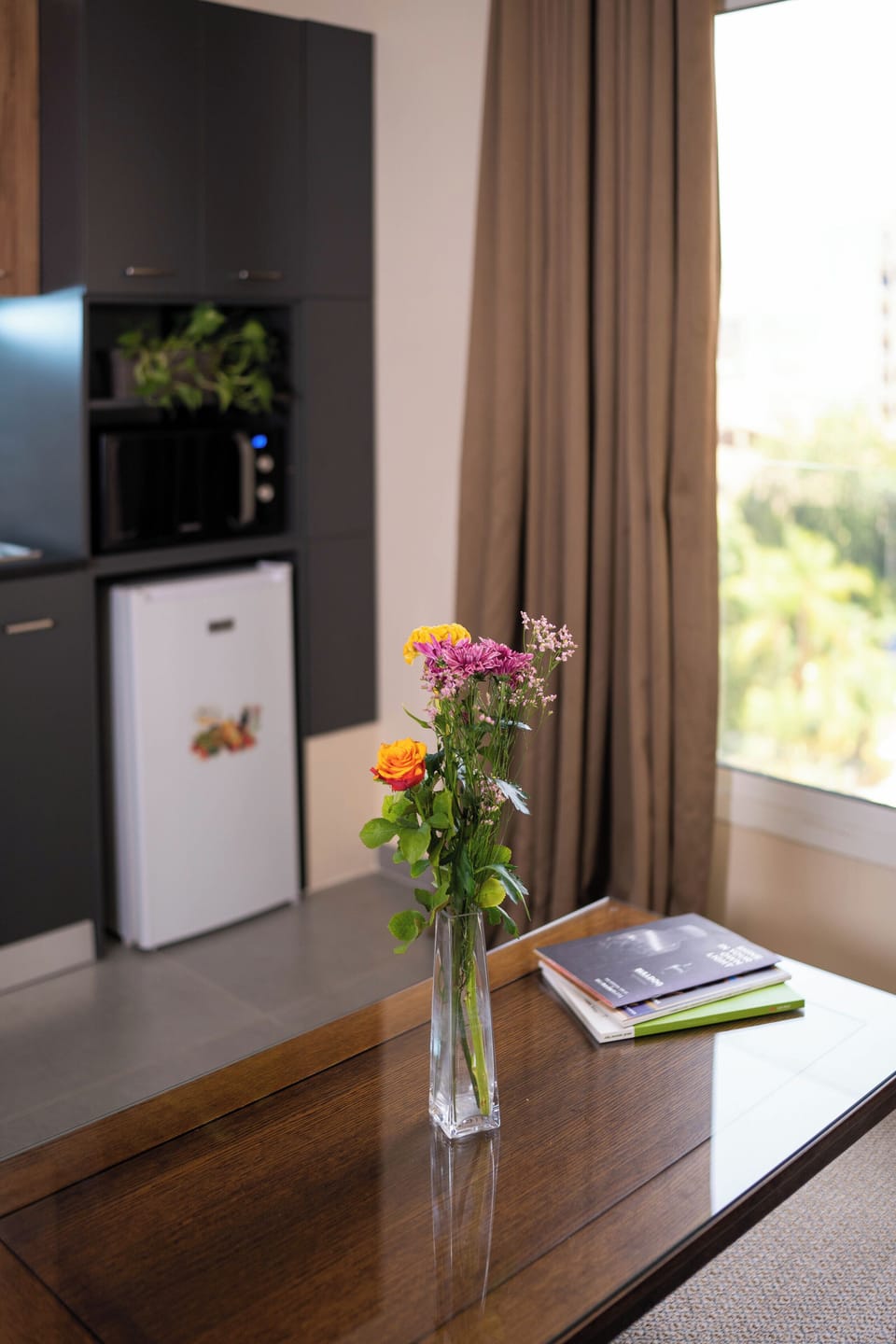 Minibar, in-room safe, desk, laptop workspace