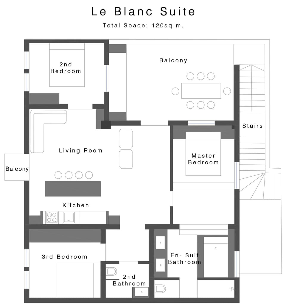 Villa, 6 Bedrooms, Private Pool | Floor plan