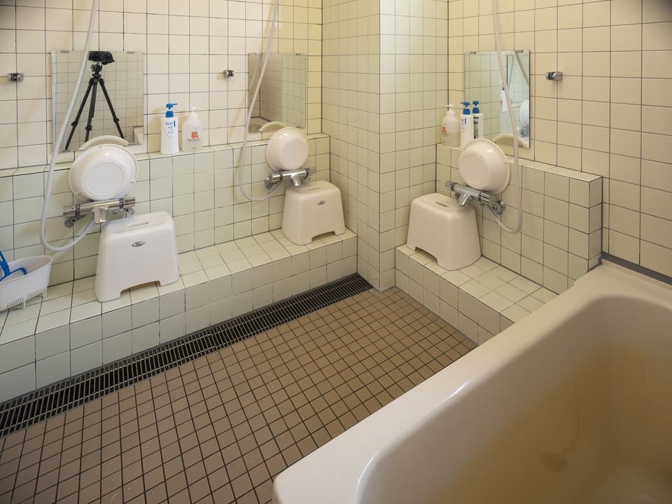 Free toiletries, hair dryer, slippers, towels