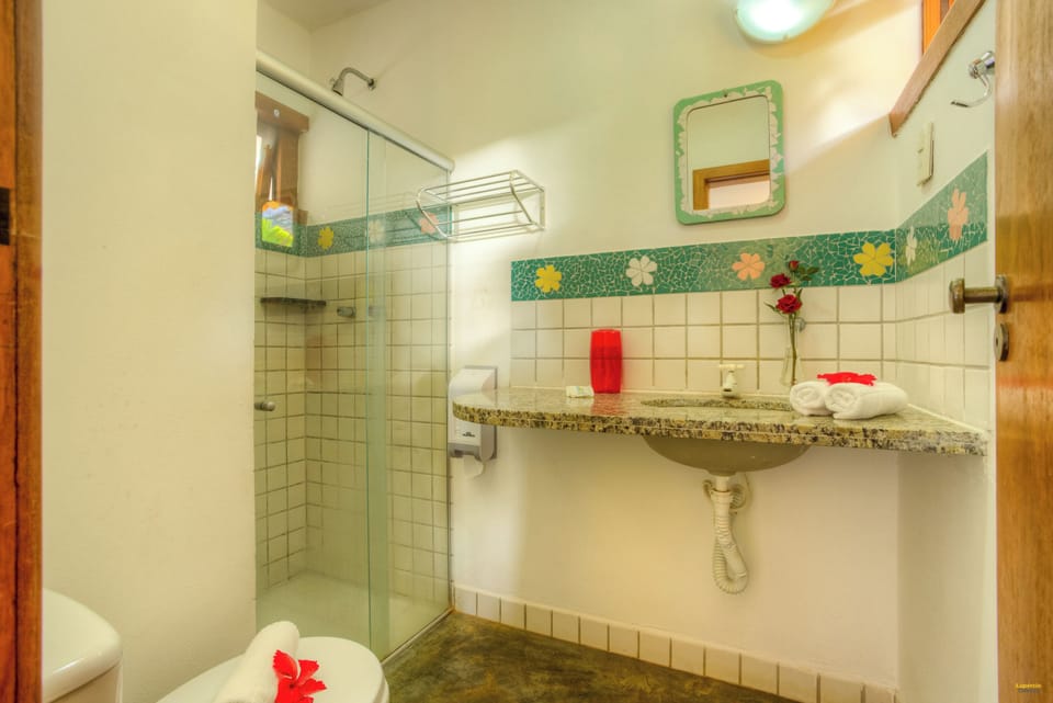 Shower, towels