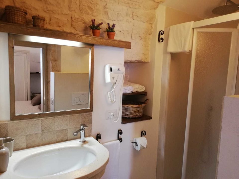 Superior Apartment | Bathroom | Shower, towels