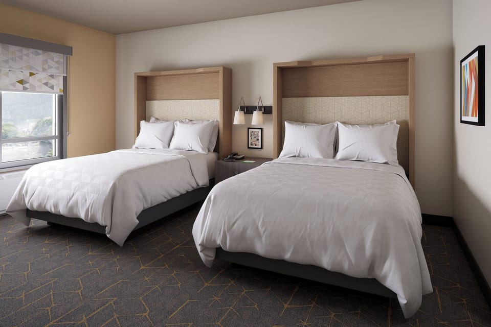 Standard Room, 2 Queen Beds | Desk, iron/ironing board, cribs (free), WiFi (free)