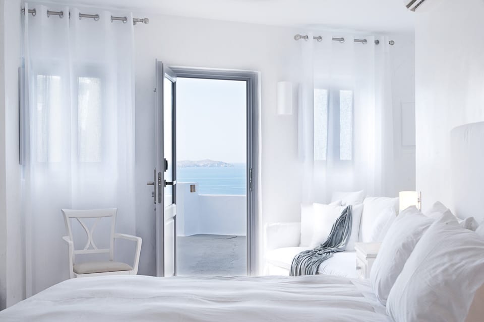 Junior Suite - Pelagos House | Premium bedding, minibar, in-room safe, individually decorated