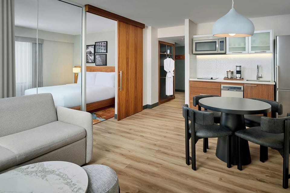 Suite, 1 King Bed | 1 bedroom, premium bedding, in-room safe, desk