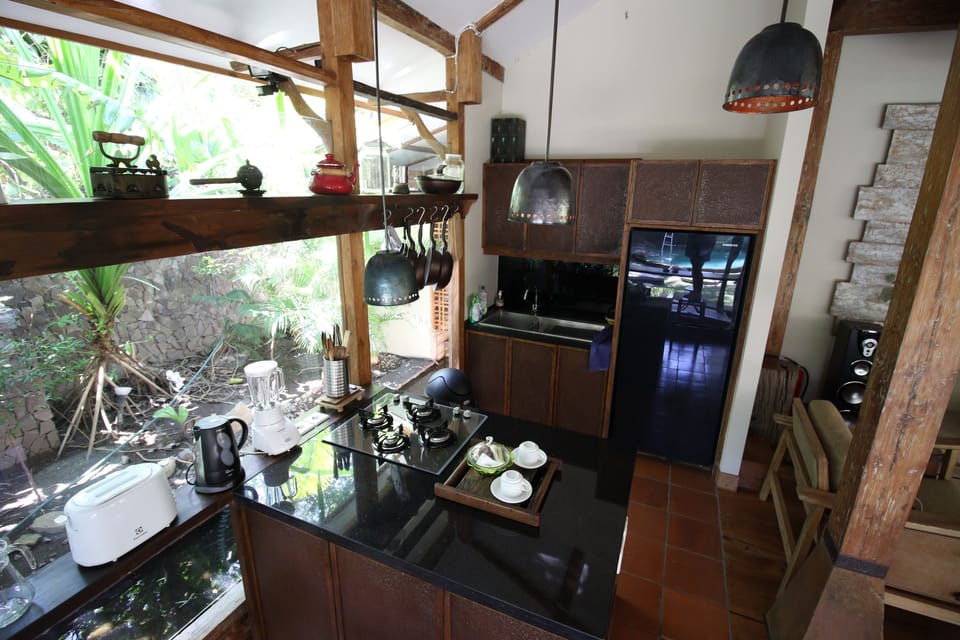 Honeymoon Villa, 1 Bedroom | Private kitchenette | Coffee/tea maker, full-size fridge, stovetop, electric kettle