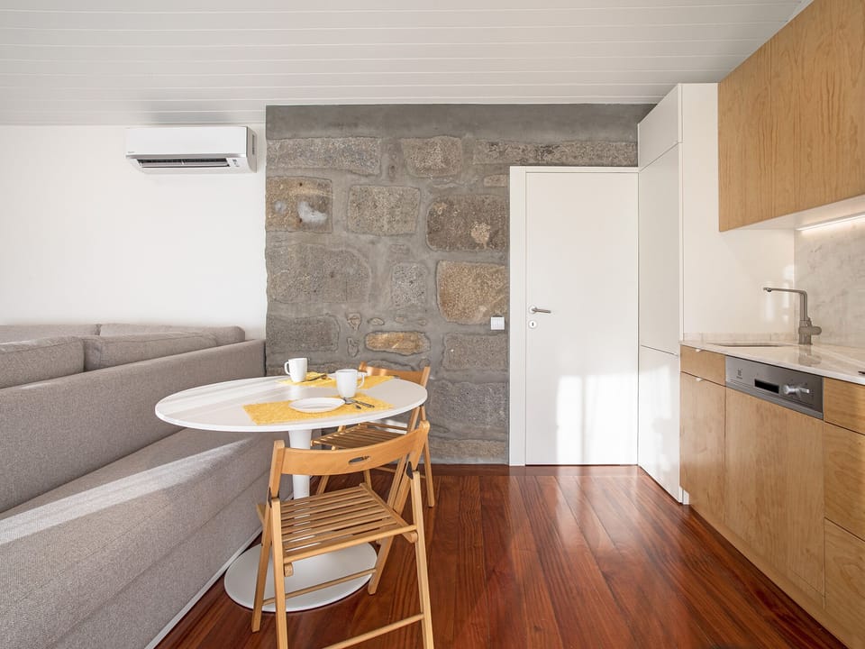Superior Apartment, 1 Bedroom, Pool View | Private kitchen | Full-size fridge, microwave, oven, toaster