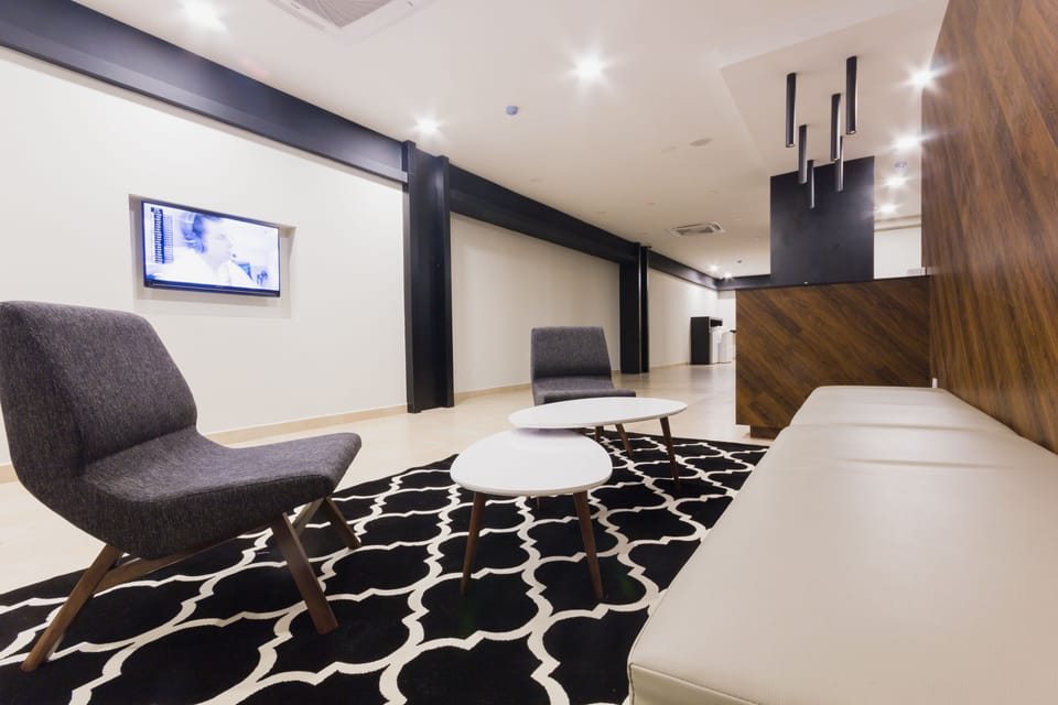 Lobby sitting area