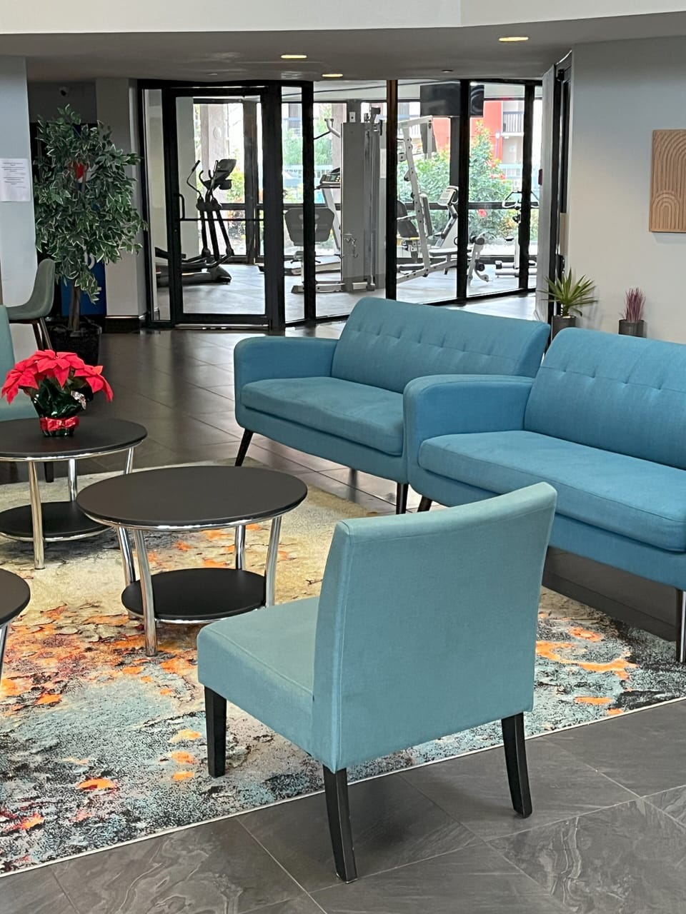 Lobby sitting area