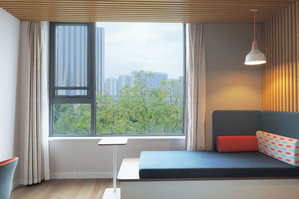 In-room safe, desk, laptop workspace, blackout drapes