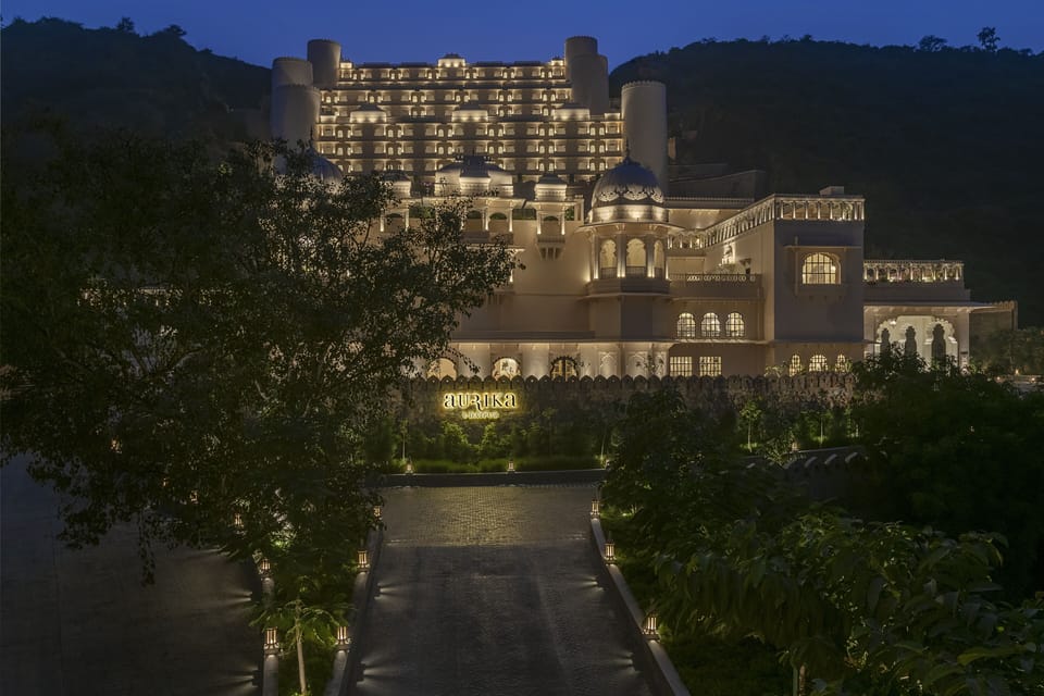 Front of property - evening/night