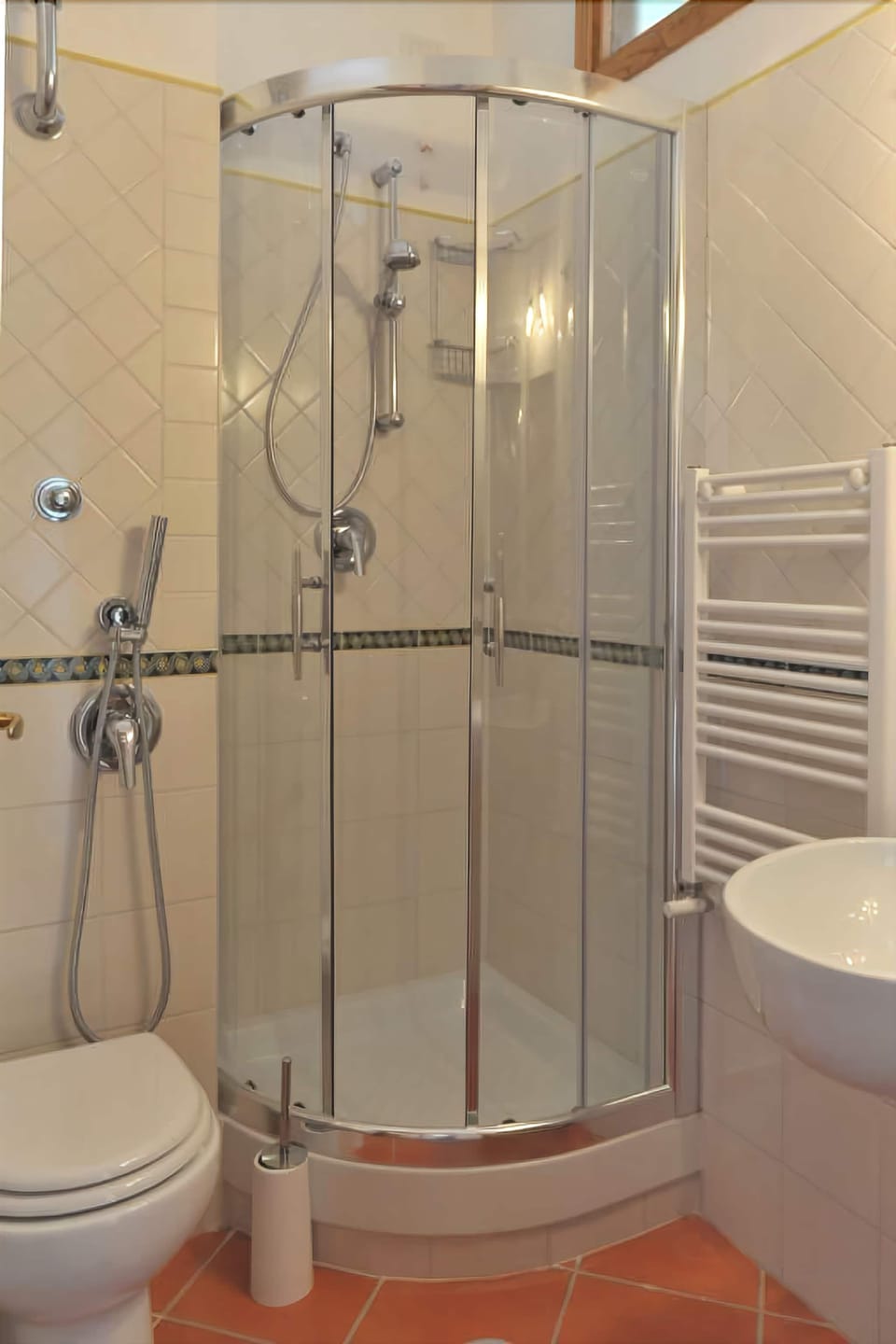 Basic Double or Twin Room, City View | Bathroom | Shower, hair dryer, towels, soap